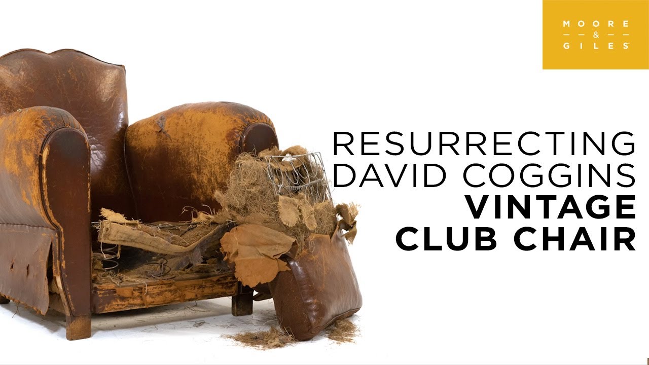 The Resurrection of David Coggins Club Chair by Moore & Giles