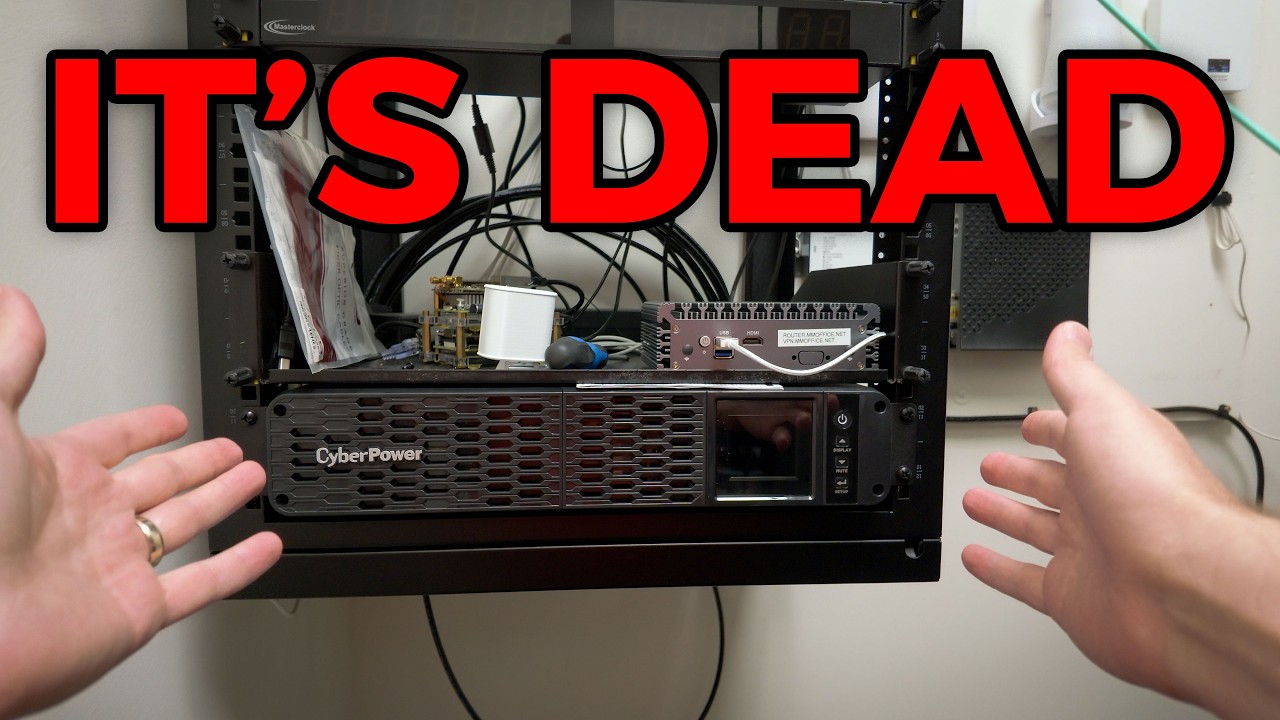 The UPS was dead, and now my Internet's dead