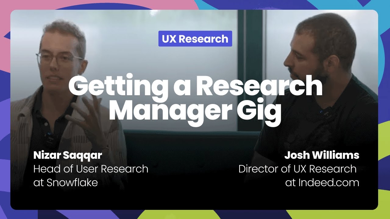 Landing The Research Role: Research Manager | Nizar Saqqar and Josh Williams