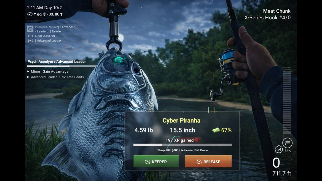 Amazonian Maze-FULL GAMEPLAY-Cyber Piranha-Bass-An....