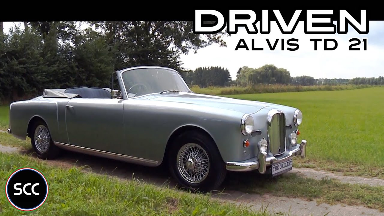 ALVIS TD21 Convertible TD 21 Cabriolet 1961 - Drive in top gear - Three Litre Engine sound | SCC TV