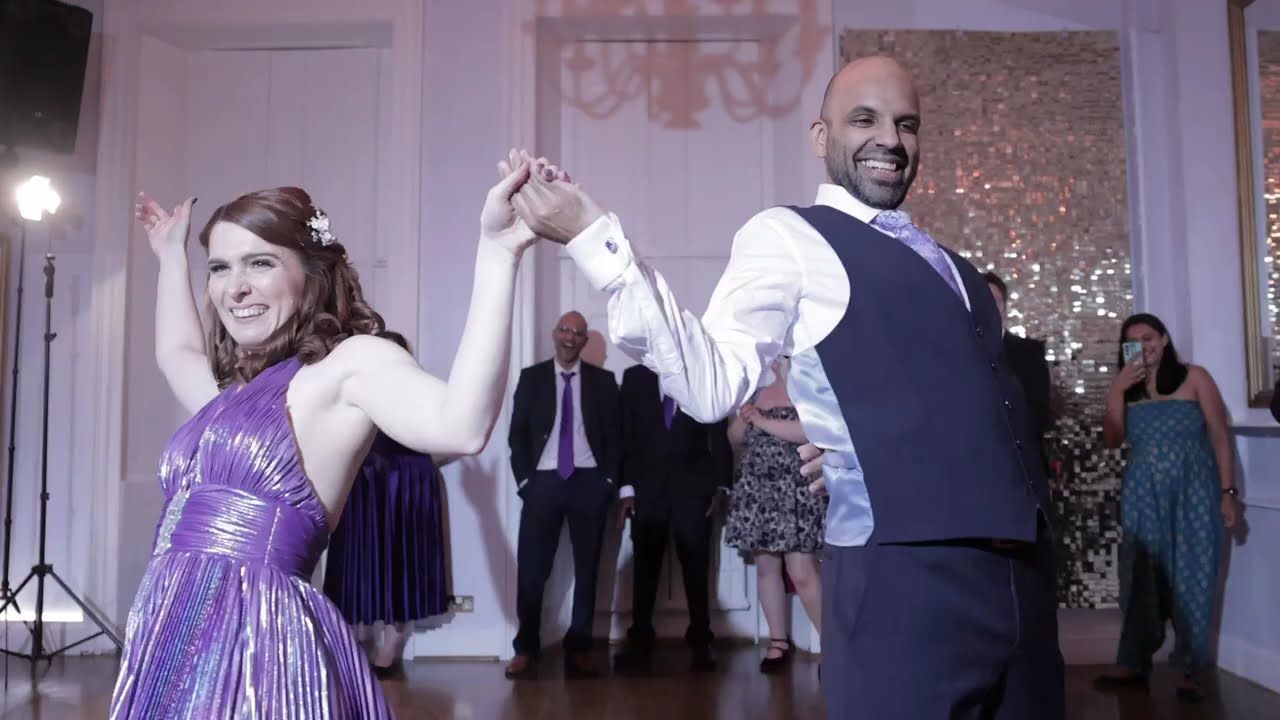 Epic First Dance in London | Don't Stop Believin' Wedding Choreography 💃✨