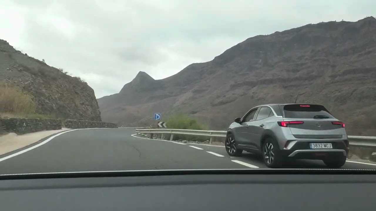 Gran Canaria 2024 Straßen, Berge und blauer Himmel Teil 20 #travel #canaryislands