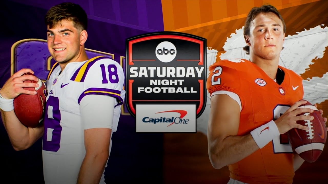 ABC Saturday Night Football intro | 9 LSU @ 4 Clemson | 8/30/2025