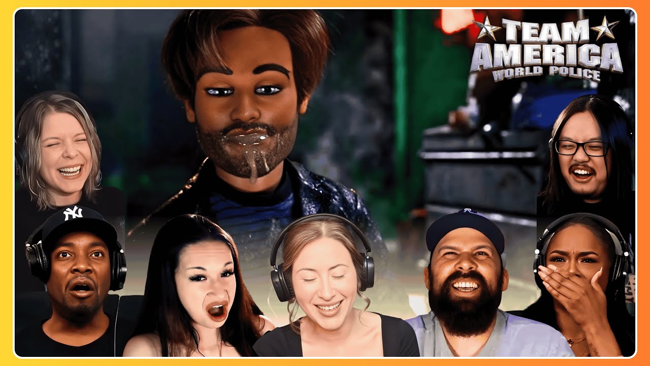 TOP Gary PUKES in the Alley Reactions 😂 Team America (2004) Movie Reaction Compilation Mashup