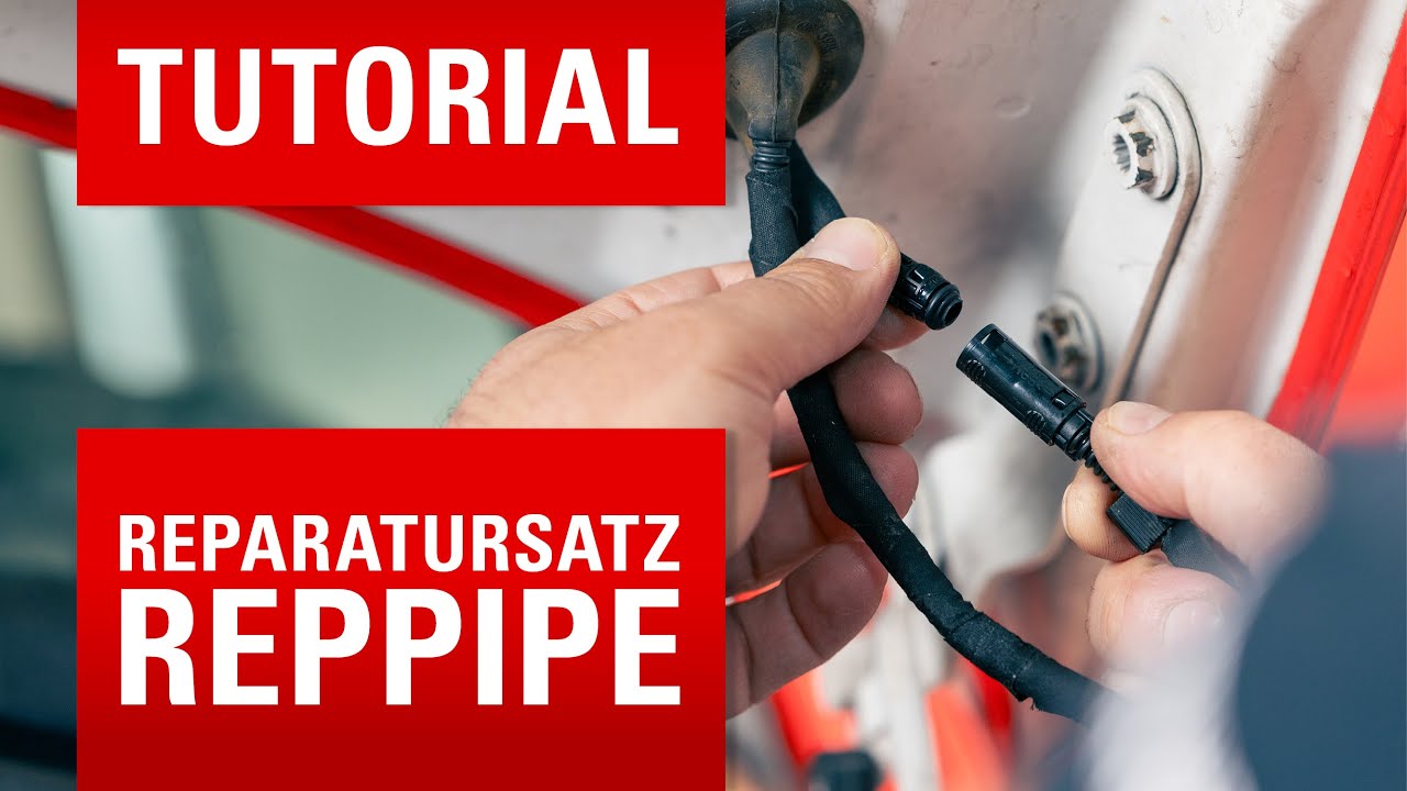 Waschwasserleitung defekt? Mit unserem RepPipe Reparatursatz ganz leicht repariert!