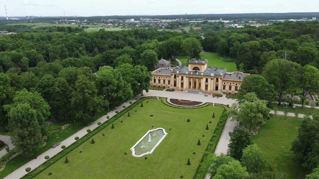 Pałac Tyszkiewiczów w Wace Trockiej, Litwa. Tyszkiewicz Palace, Lithuania. Trakų Vokė Manor.