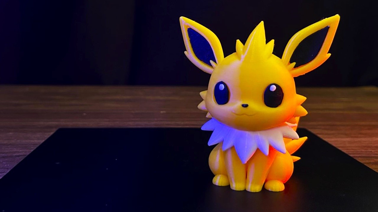 Jolteon Chibi 3D Print Build