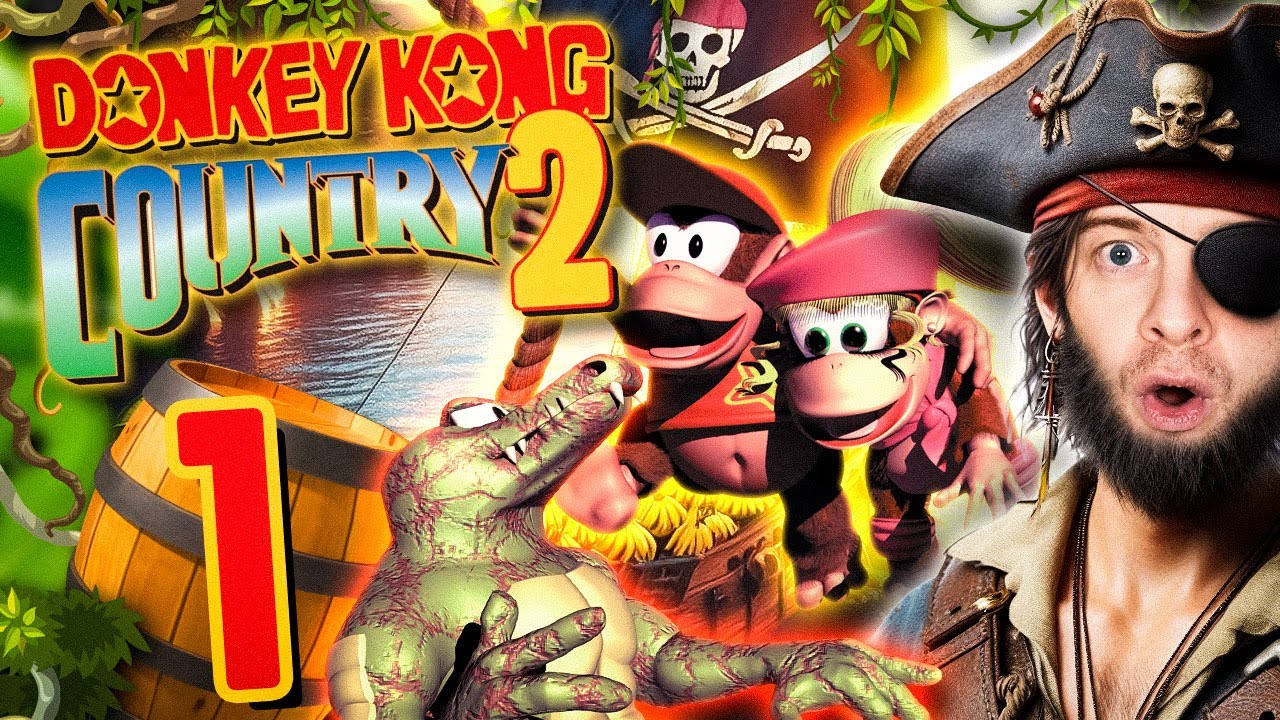 DONKEY KONG COUNTRY 2 🍌 #1: World 1 Gallionsplanken