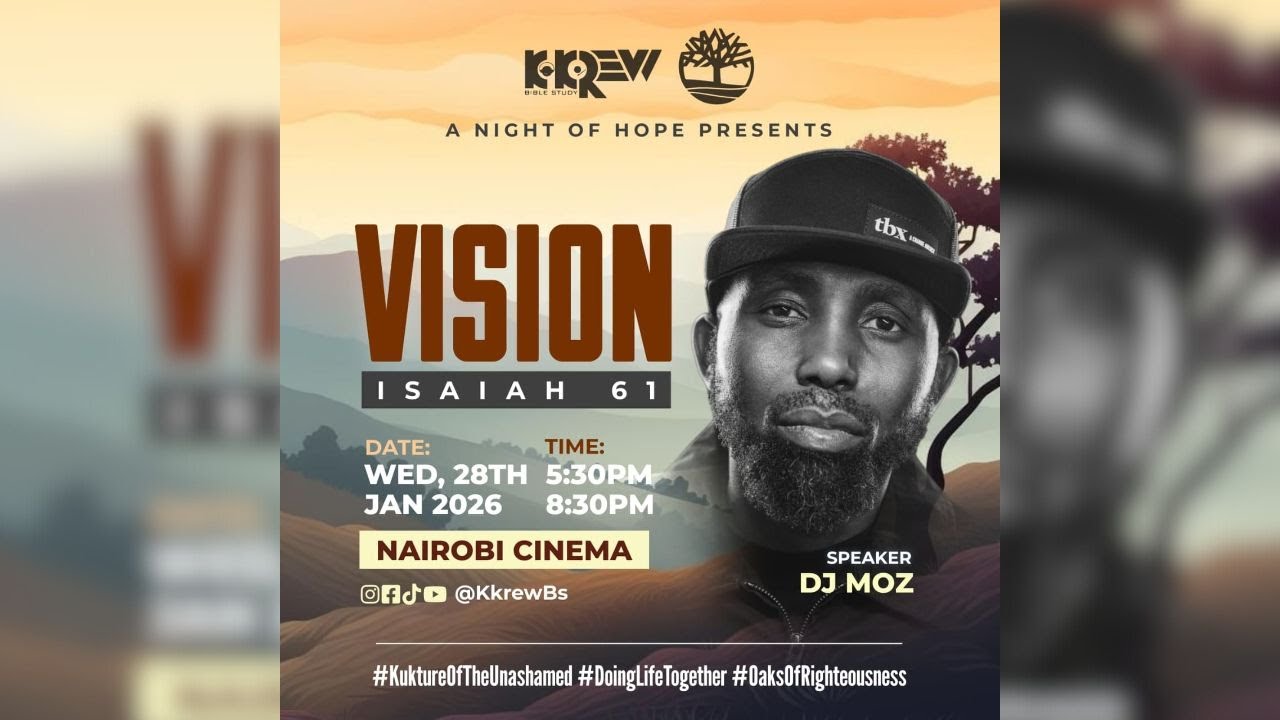 A NIGHT OF HOPE PRESENTS (VISION) - ISAIAH 61.  SPEAKER : DJ- MOZ