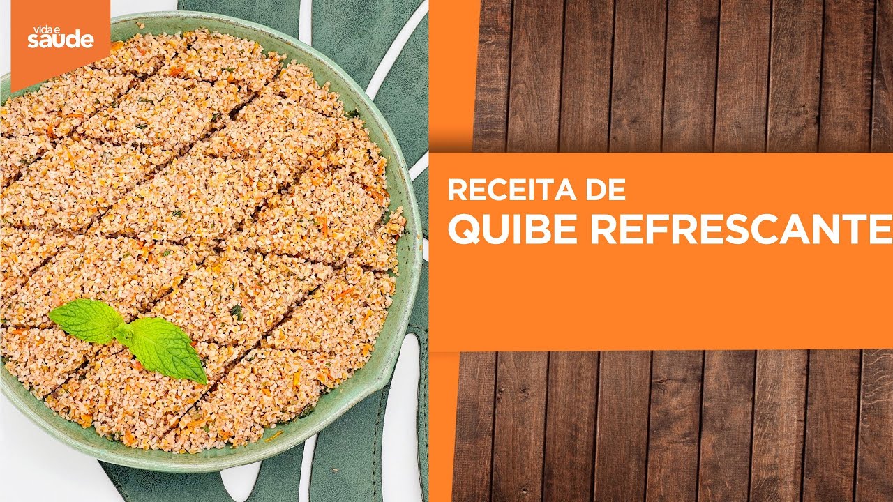 Terça na Cozinha: RECEITAS DE VERÃO SEM GLÚTEN - Quibe refrescante (03/02/26)