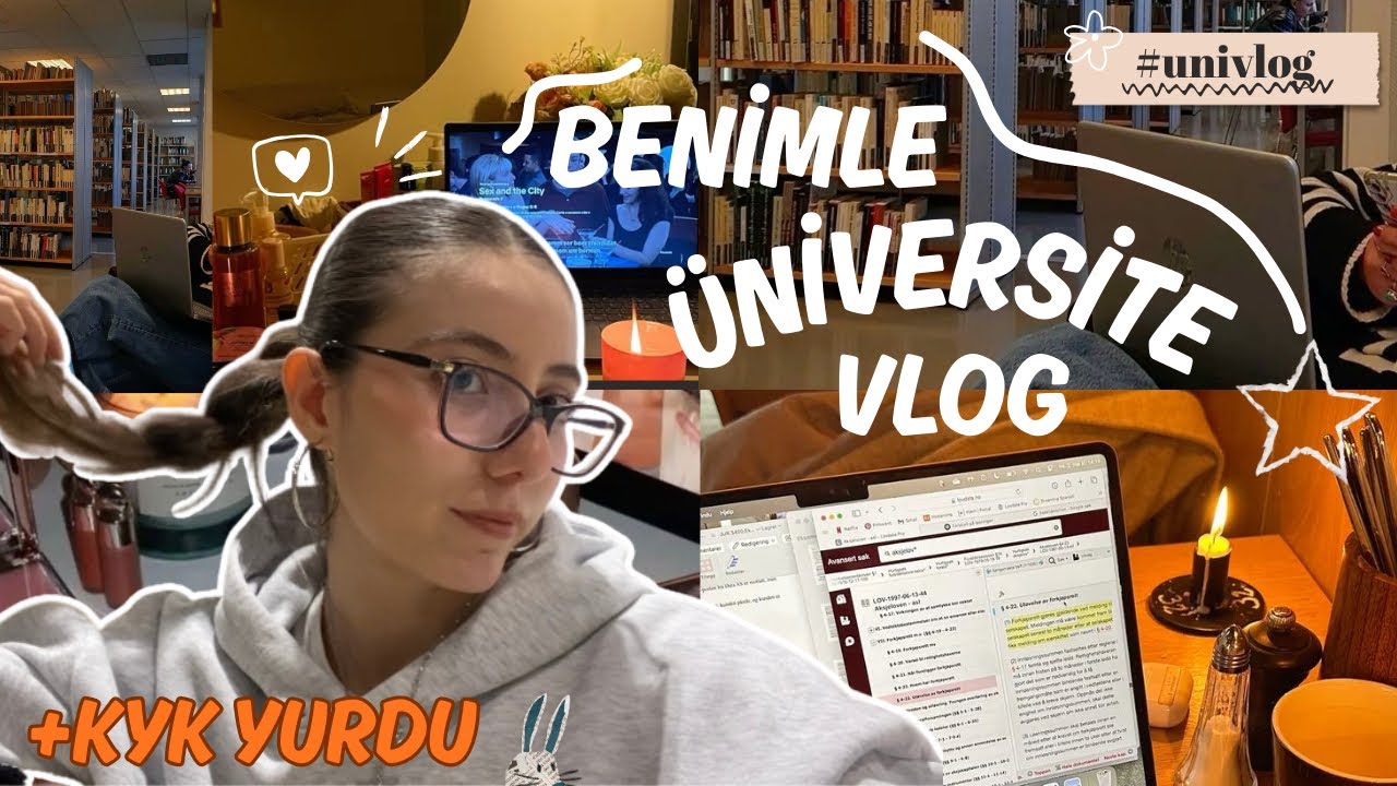 ÜNİVERSİTEDE STRESTEN AĞLADIĞIM BİR HAFTA VLOG | kyk yurdunda hiçbir şey normal değil (MÜHENDİSLİK)