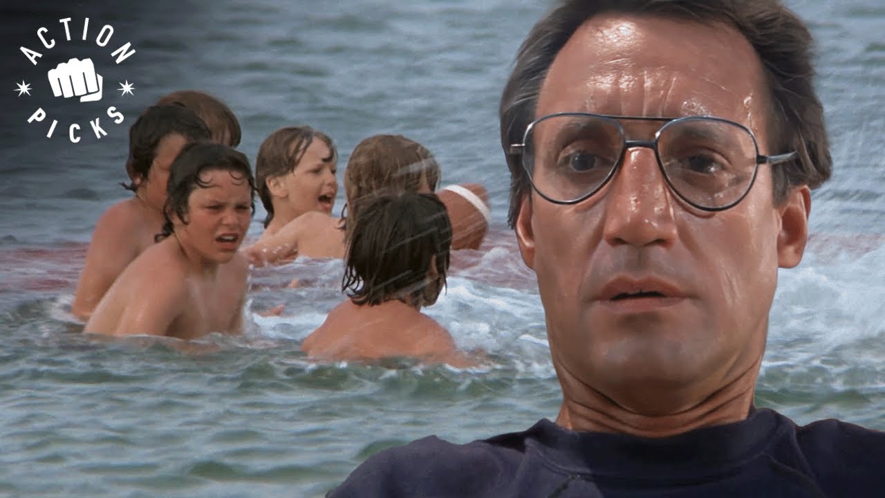 Shark Attacks Kid In The Water | Jaws 4k HDR