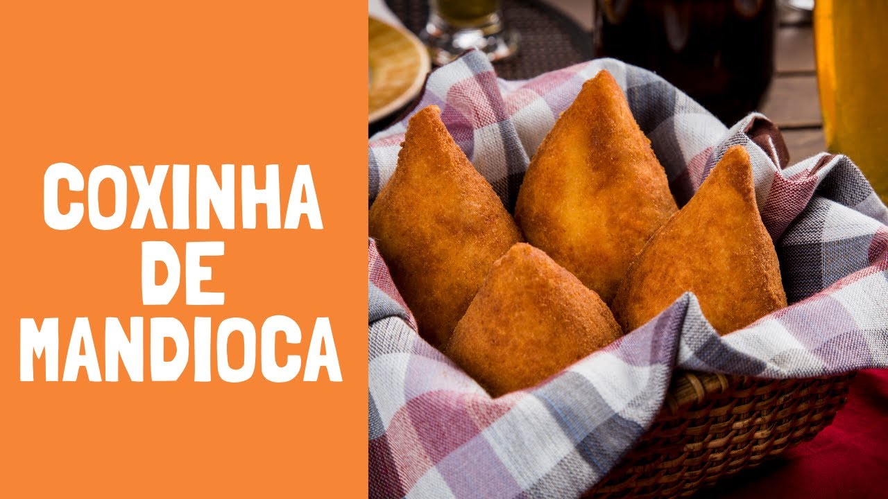COXINHA DE MANDIOCA. SEM LEITE. SEM LACTOSE. ZERO LEITE. Delícias da Ivonete.