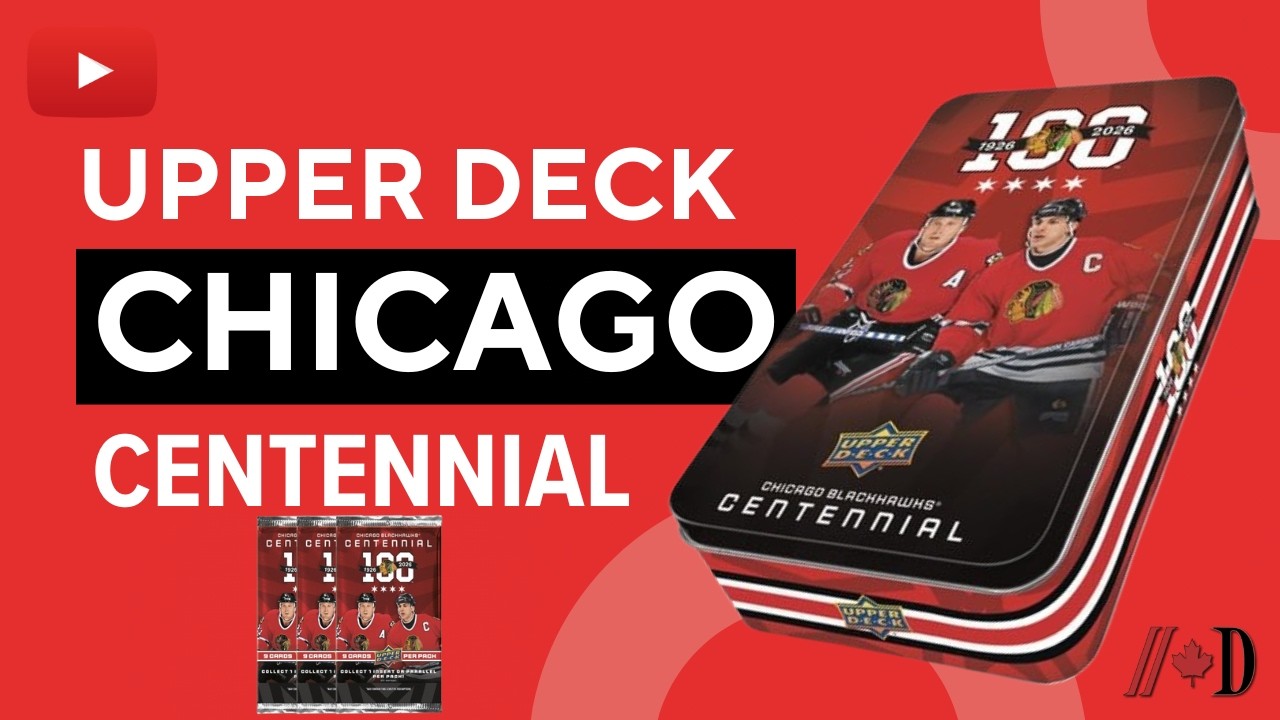 Upper Deck Chicago Blackhawks Centennial Box Break 🔥 | Historic Hits & Rare Inserts!