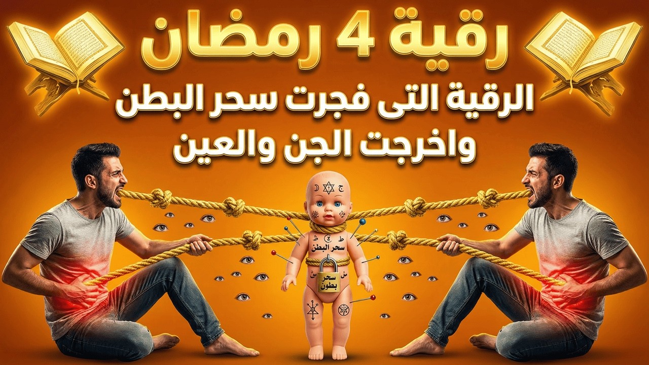 الرقية الشاملة 4 رمضان علاج شامل للسحر والمس والعين وتطهير كامل للجسم وفك العقد وايات الحرق للجن