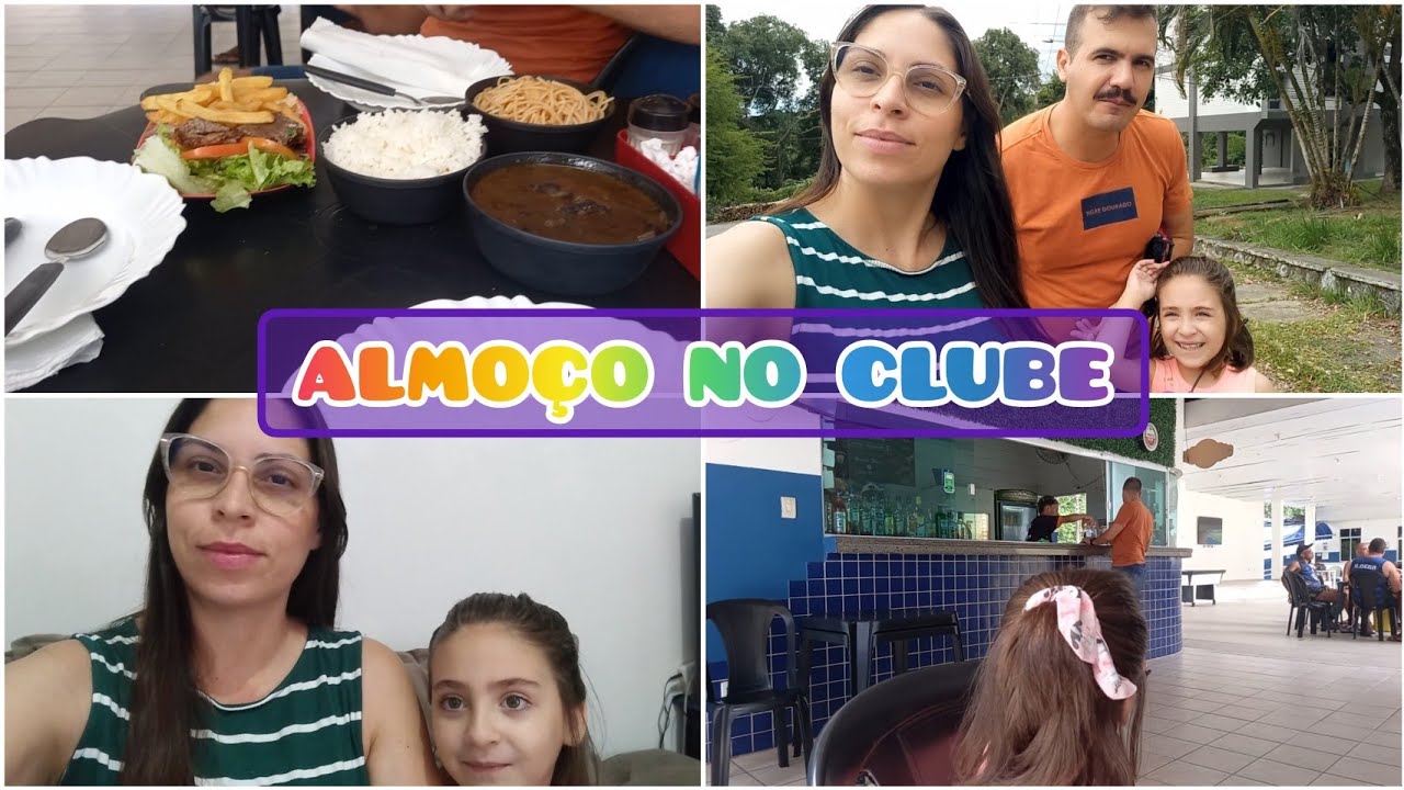 UM ALMOÇO SIMPLES NO CLUBE, MAS CHEIO DE AMOR EM FAMÍLIA ❤️