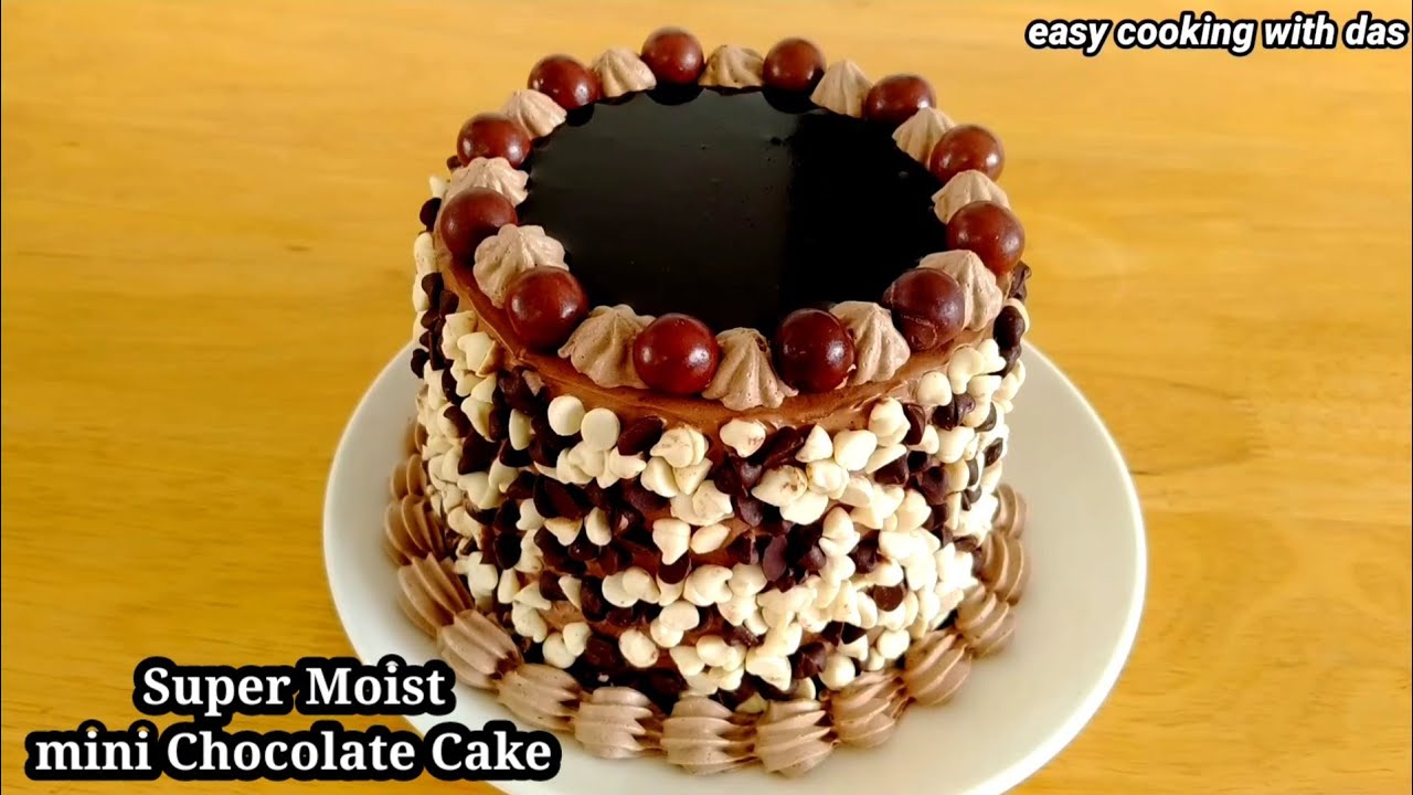 super moist mini chocolate cake | Chocolate cake | cake recipe | easy cooking with das