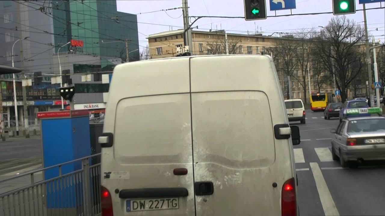 Trasa egzaminacyjna koło Dworca Głównego 2