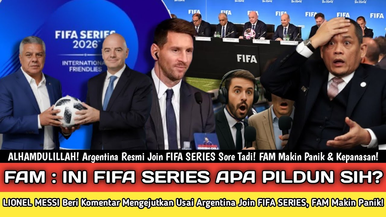 🔴FAM KAGET! Resmi! Argentina Gabung FIFA Series 2026, Messi Angkat Suara, Tetangga Meledak Cemburu!!