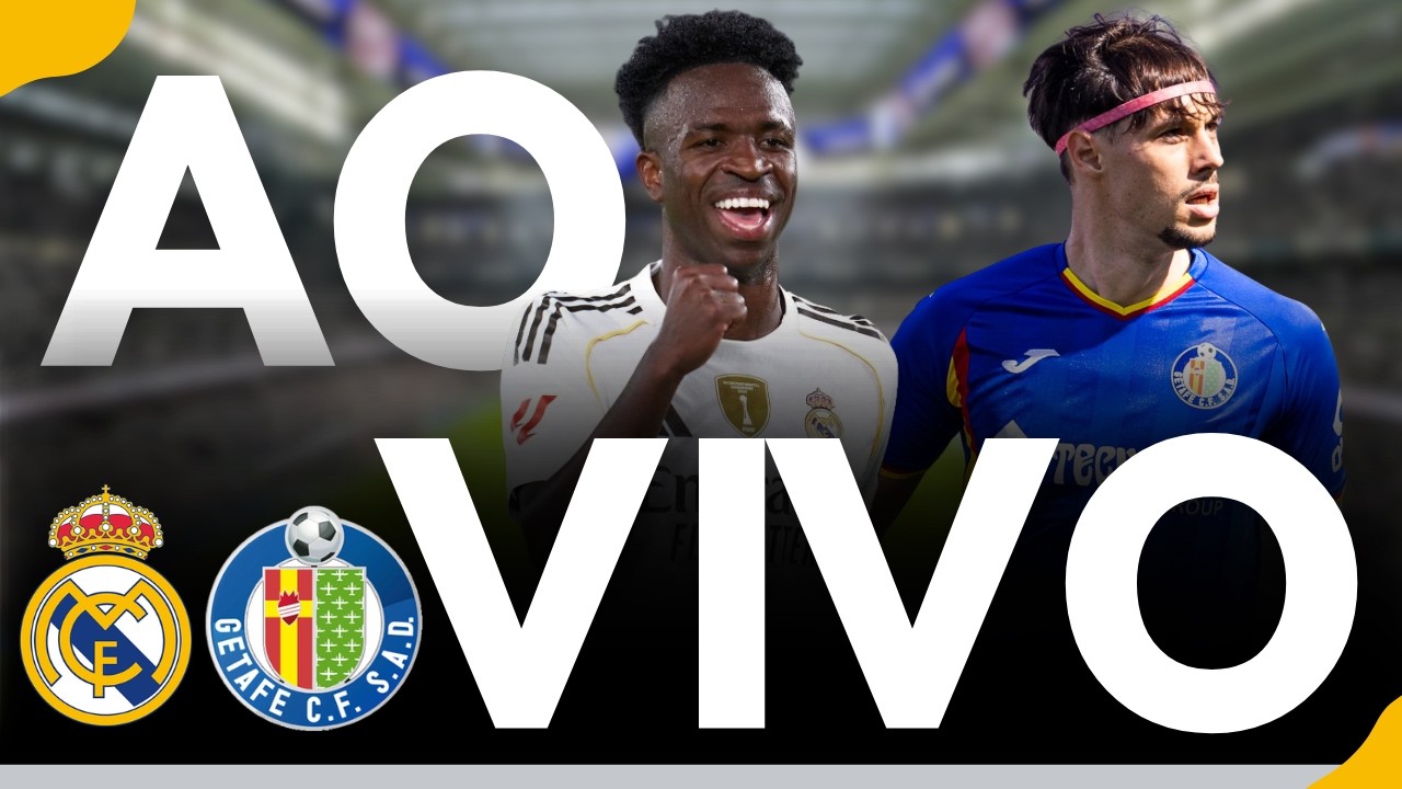 REAL MADRID X GETAFE AO VIVO 🔥 UM ERRO AQUI PODE CUSTAR A LALIGA