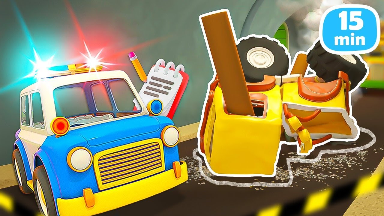 Helfer Autos Cartoons für Kinder. 15 Minuten Kompilation – Die Helfer Autos