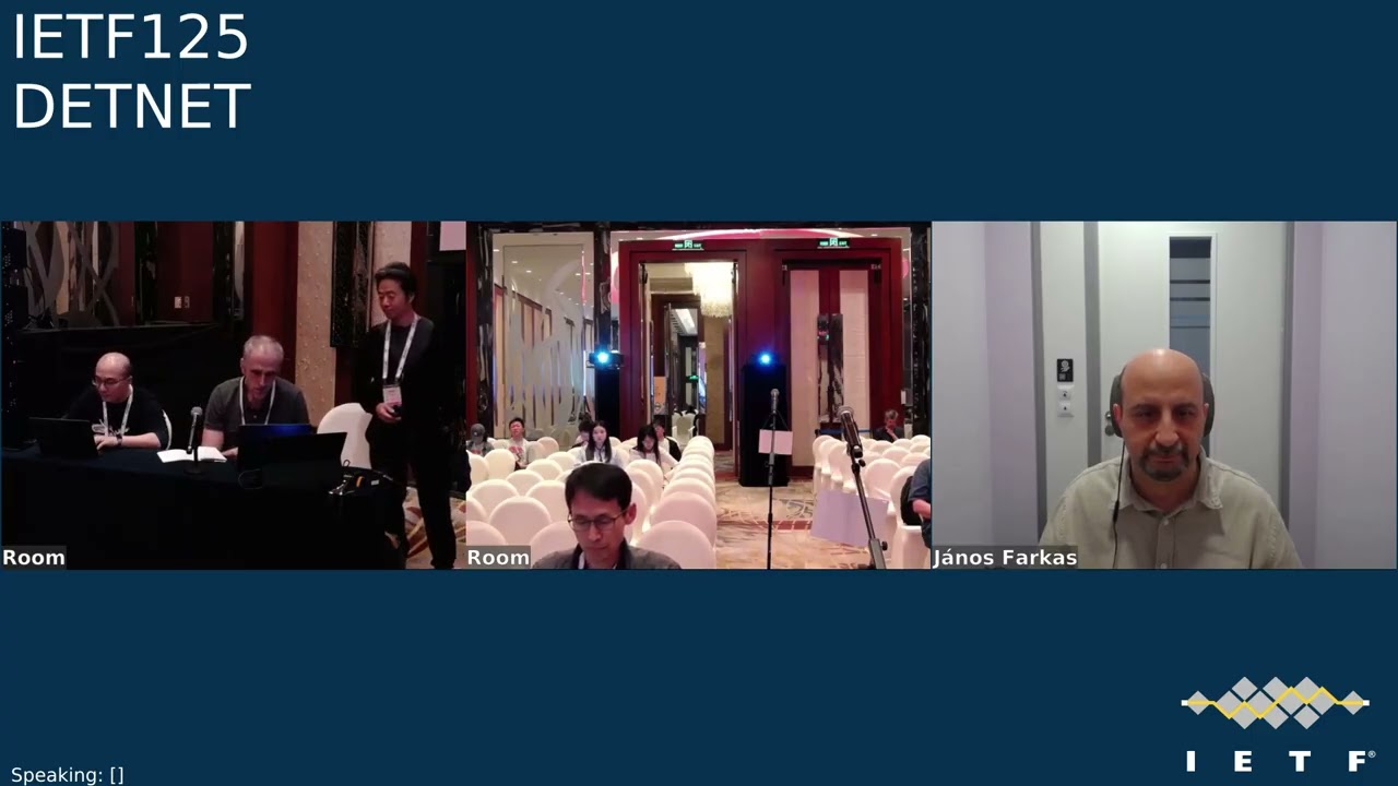 IETF 125: Deterministic Networking (DETNET) 2026-03-19 06:00
