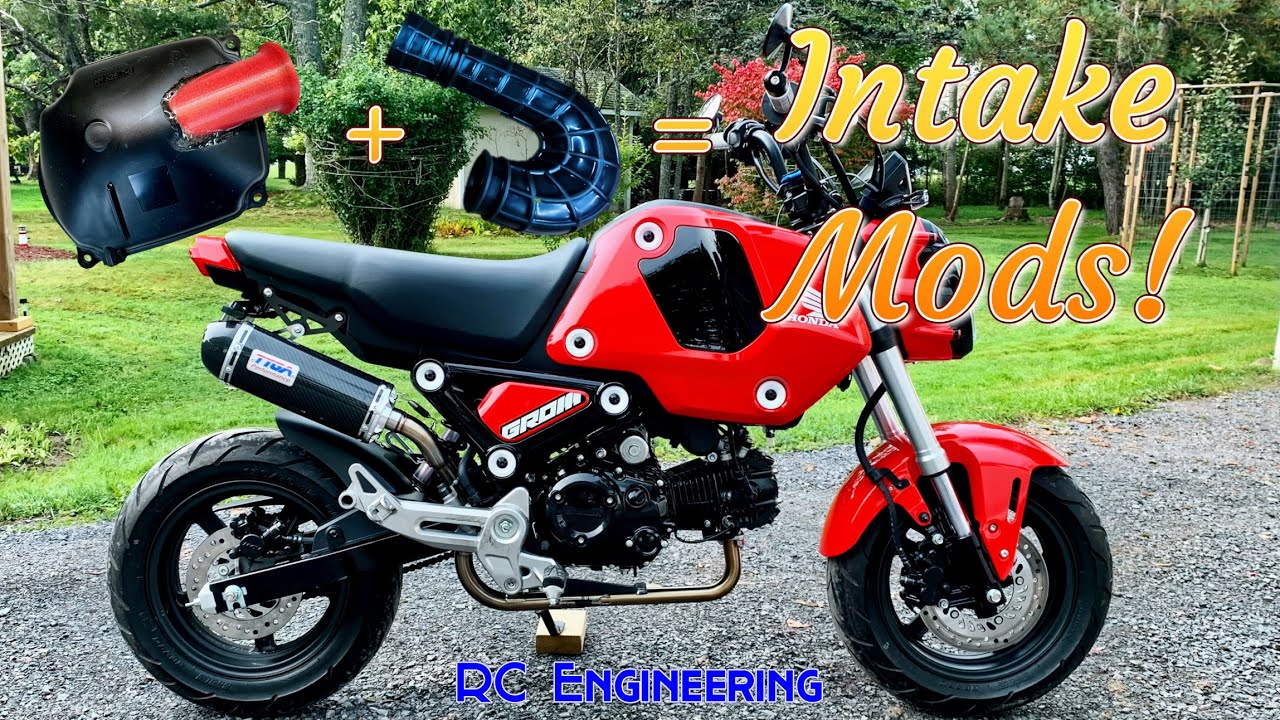 Grom Decha Tube and Custom Airbox Cover Install | 2023 Honda Grom