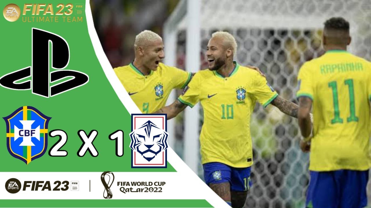 FIFA 23 | Brasil x Coreia do Sul (Oitavas modo Copa)