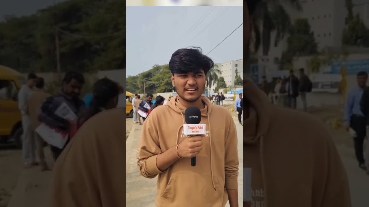 JEE mains exam review 24 january indore.