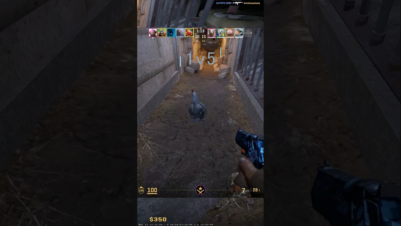 CS2 1v5 Inferno Ace (Premier S4)