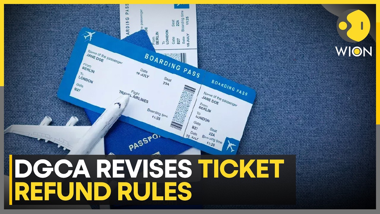 DGCA Addresses Widespread Customer Grievances; Revises Air Ticket Refund Rules | WION Newspoint