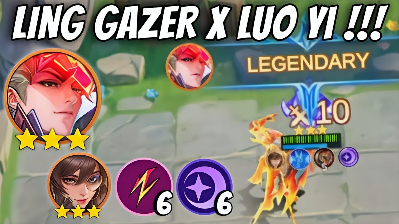 UNLIMITED DAMAGE!! STARGAZER LING + 3 STAR LESLEY EQUIPMENT!! MAGIC CHESS GO GO 