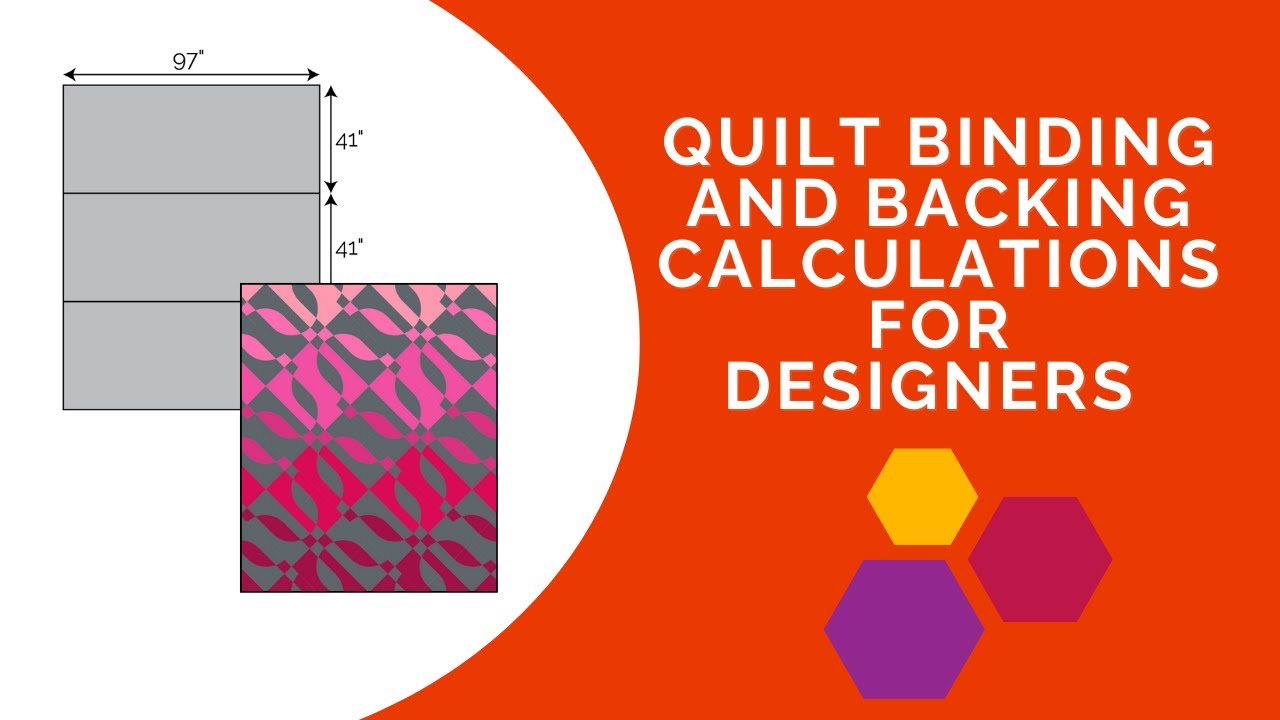 How to calculate binding and backing fabric requirements for your quilt pattern