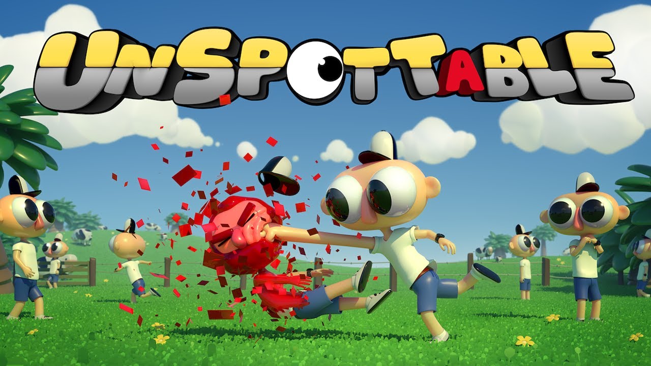 Unspottable - BLEND IN WITH THE AI!! (4 Player Gameplay)