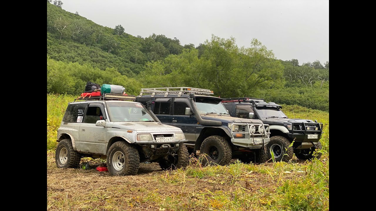 Тимоновские источники, Камчатка, ESCUDO, PAJERO, PRADO