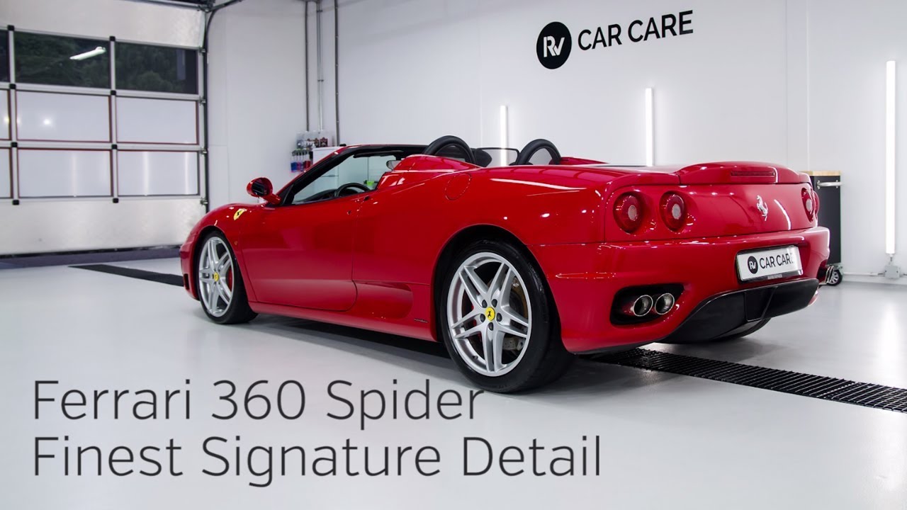 High End Detailing Ferrari 360 Spider Finest Signature Detail
