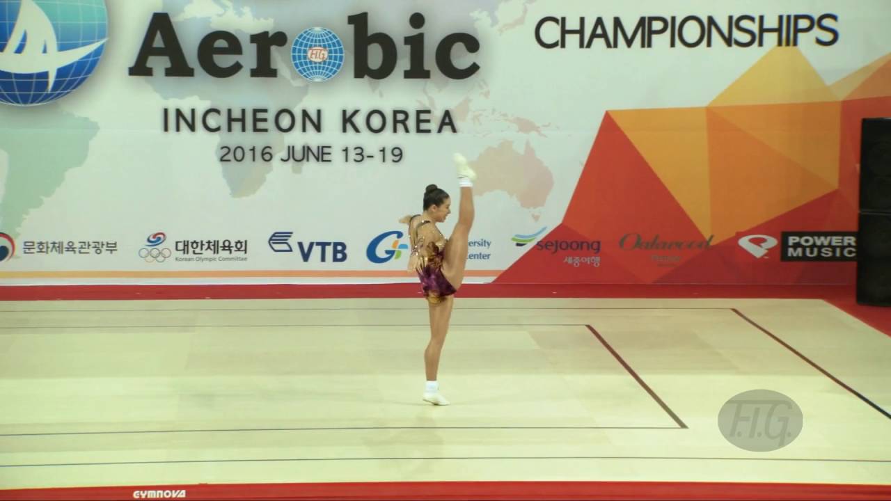 GREENBAUM Deborah (AUS) - 2016 Aerobic Worlds, Incheon (KOR) - Qualifications Individual Women