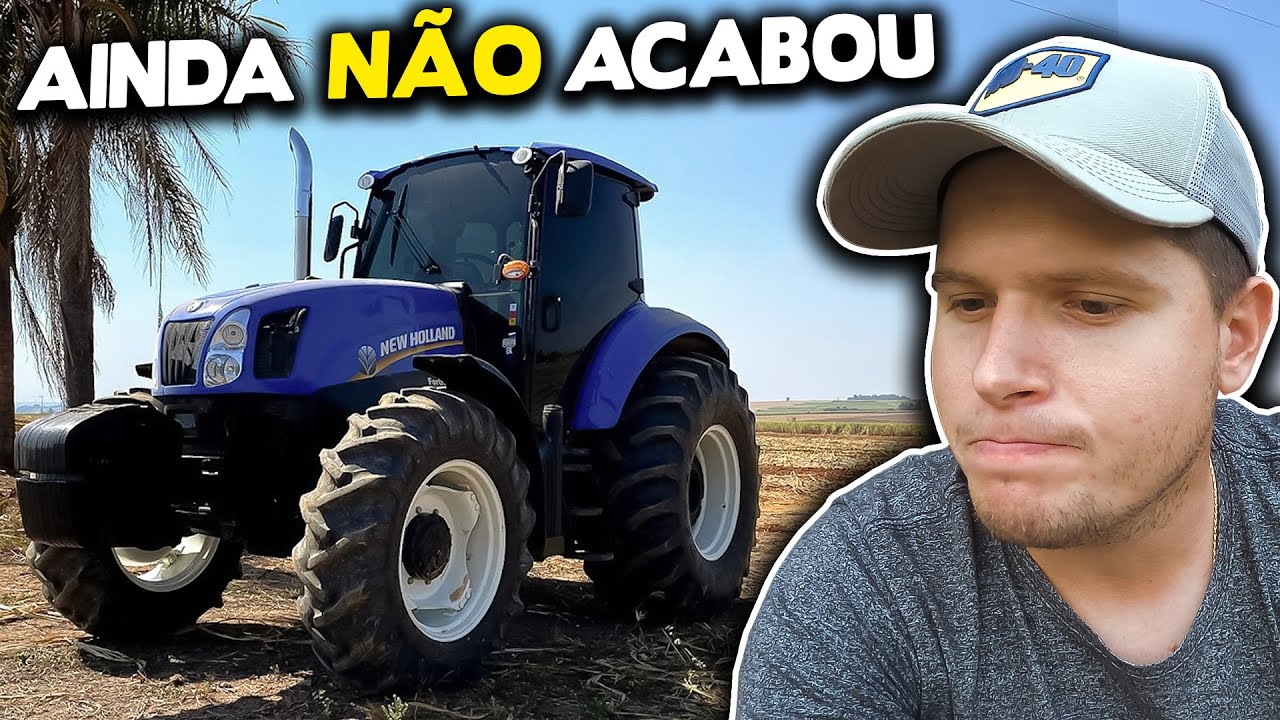 A NOVELA DO TRATOR AZUL CONTINUA