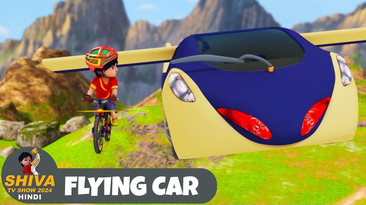 Flying Car | शिवा | उड़ती कार | Full Episode 90 | Funny Action Cartoon | Shiva TV Show 2024 Hindi