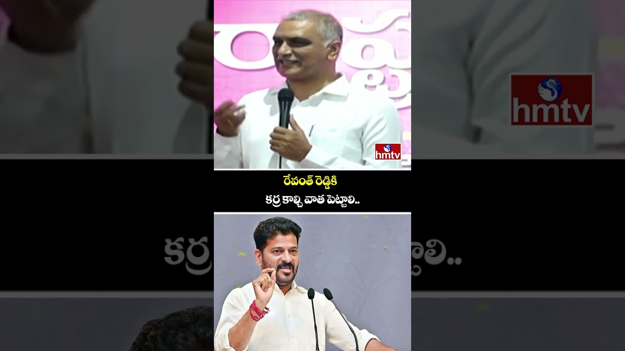 రేవంత్ రెడ్డికి కర్ర కాల్చి వాత పెట్టాలి.. | Harish Rao Comments On CM Revanth Reddy | hmtv