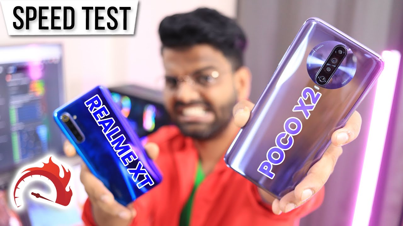 Poco X2 Vs Realme Xt Speed Test SD 730G vs SD 712 🔥🔥