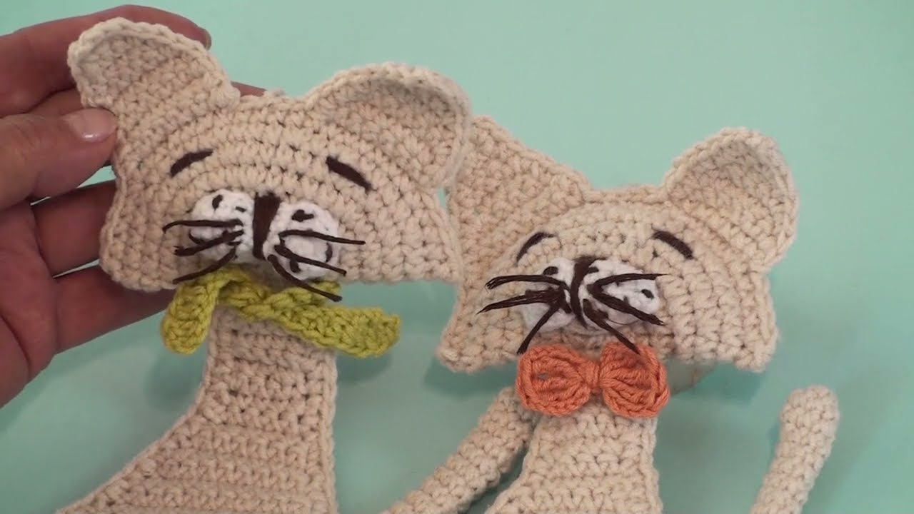 Zobacz, jak łatwo możesz zrobić kotka zawieszkę na szydełku. Tutorial #crochetpattern