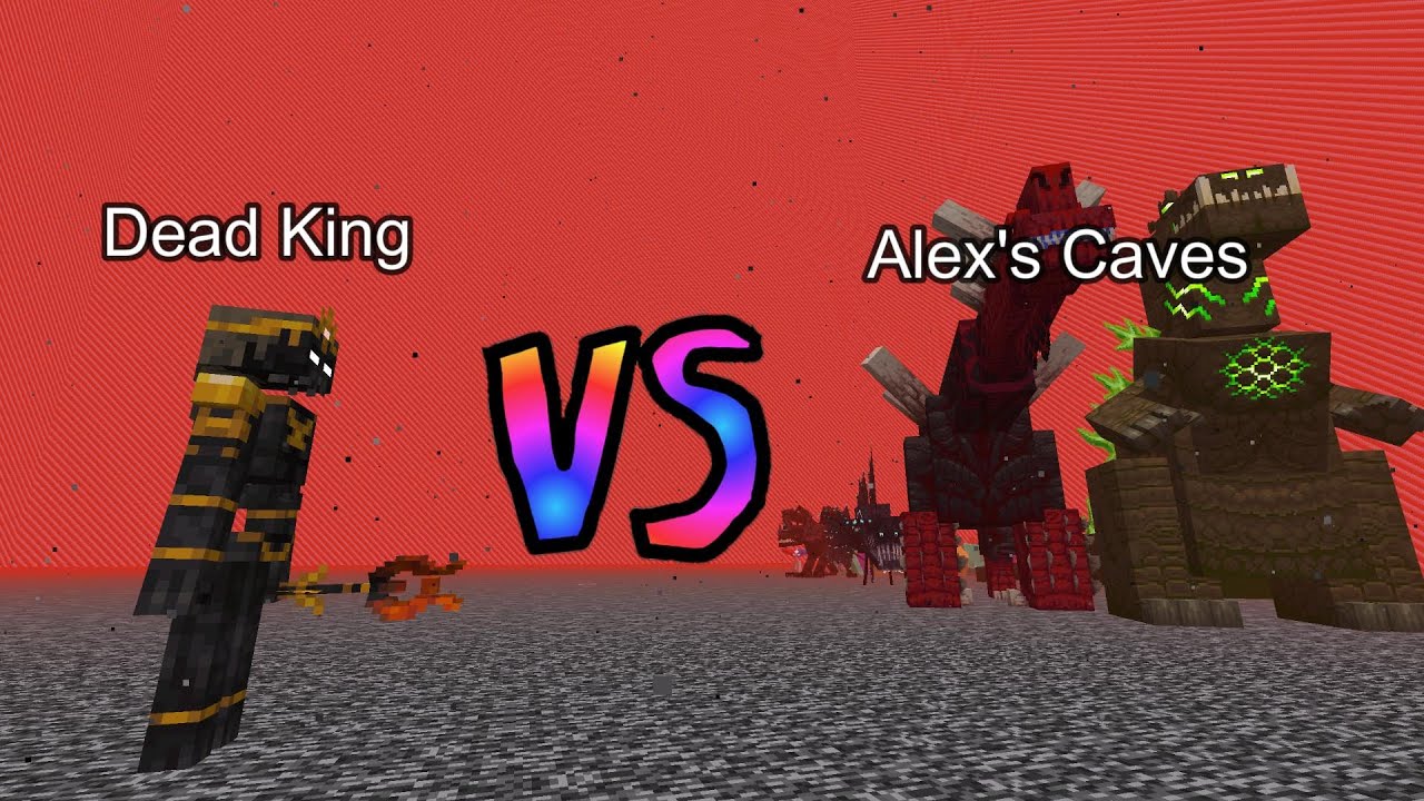 Dead King vs Alex's Caves | Minecraft  Mob Battle