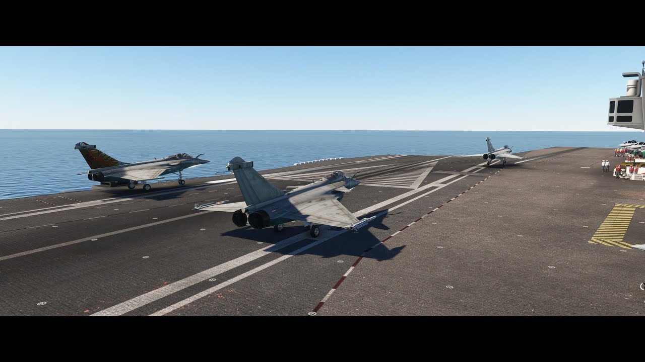 🇫🇷 Rafale M & EA-18G Growler sur le PA CDG🛫 Opérations aéronavales en mer Rouge – MSFS 2020 🇺🇸