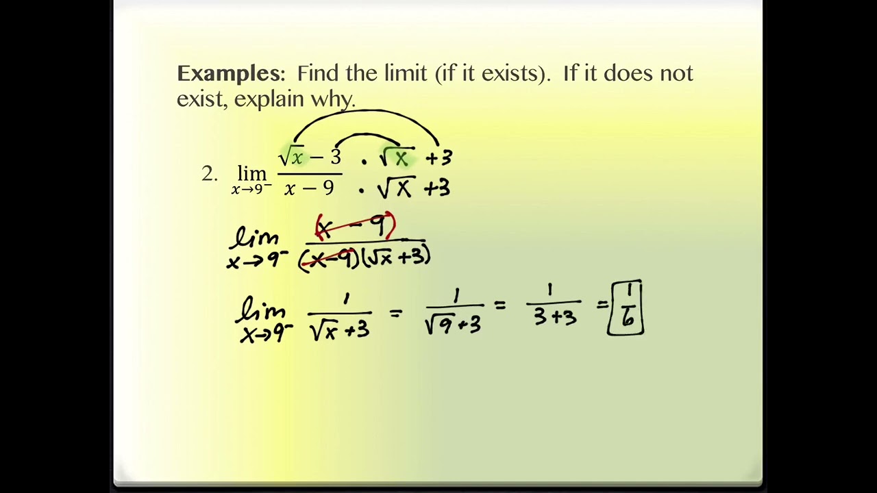 1.4 Continuity and One-Sided Limits (part 1)