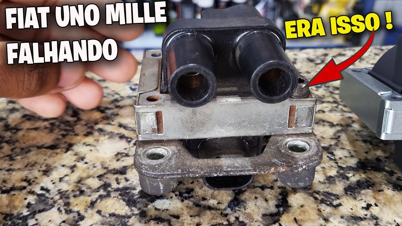 FIAT UNO MILLE FALHANDO, TIVE QUE TROCAR A BOBINA !
