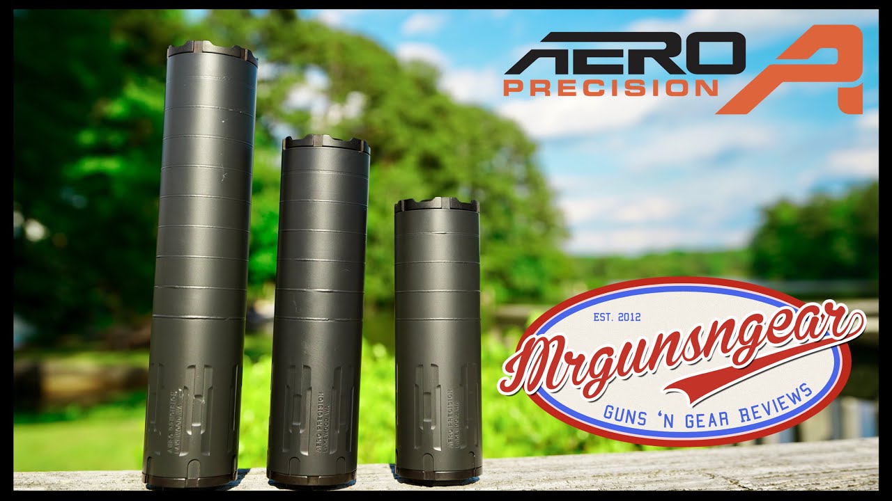 Обзор глушителей Aero Precision Lahar 30K, Lahar 30 и Lahar 30L и тест децибелметра 🇺🇸