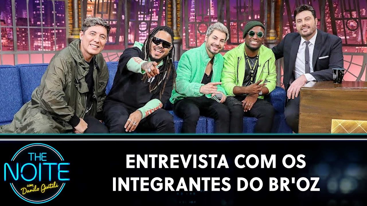 Entrevista com Broz: André Marinho, Jhean Marcell, Matheus Rocha e Oscar Tintel | The Noite 08/11/23