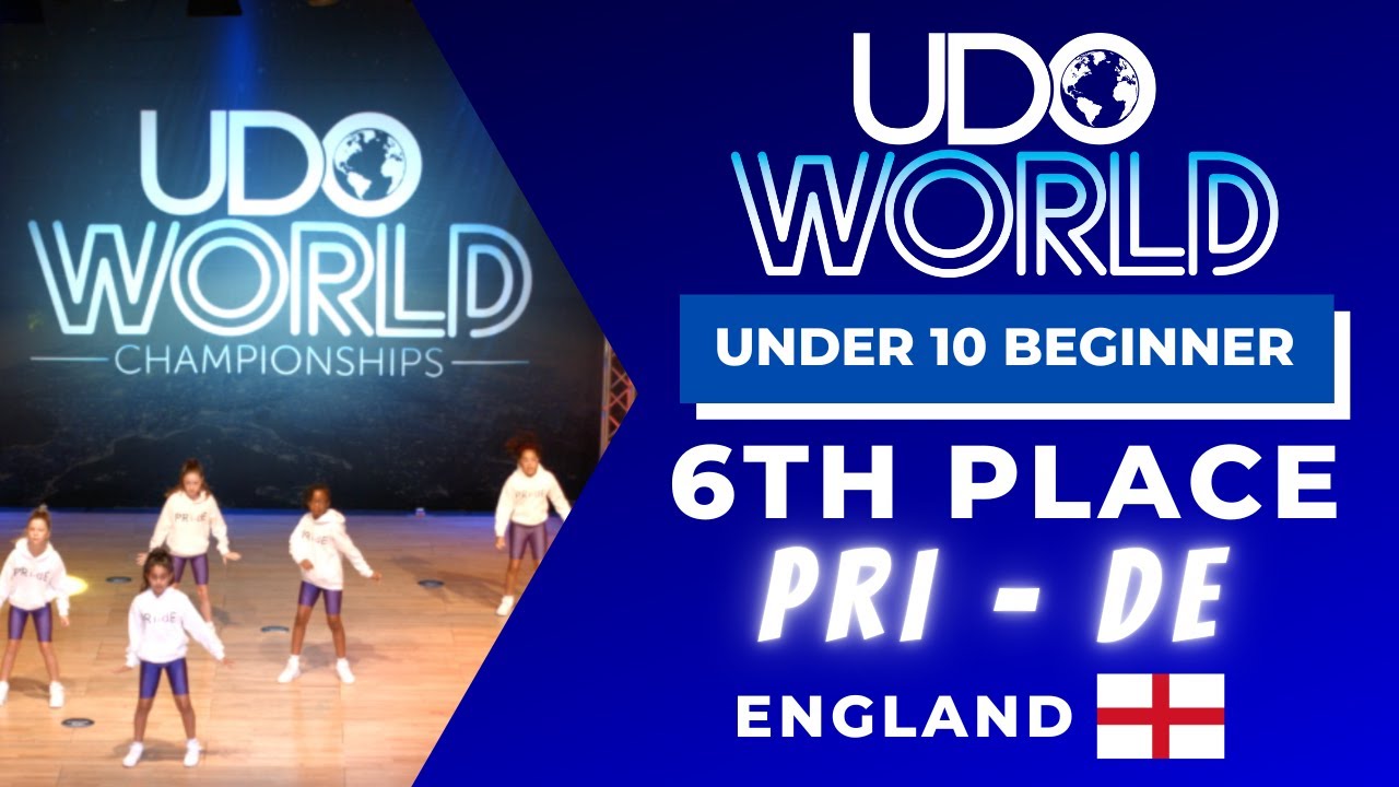 UDO World Street Dance Championships 2022 | UNDER 10 BEGINNER 6TH PLACE | Pri-De - England🏴󠁧󠁢󠁥󠁮󠁧󠁿